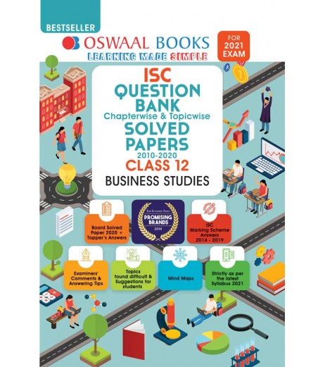 Oswaal ISC Question Bank Class 12 Business Studies Chapter Wise and Topic Wise | Latest Edition ISC Class 12 - SchoolChamp.net